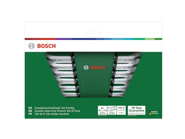 Bosch Anahtar Seti 8 Parça - Resim 2