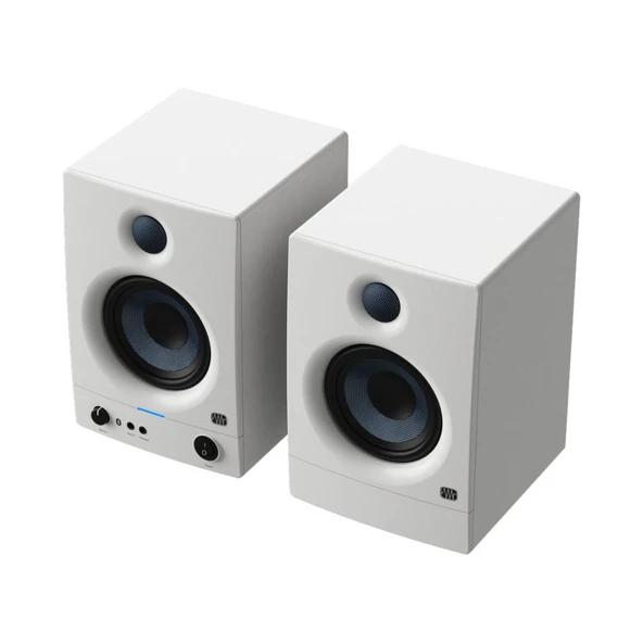 PreSonus Eris 4.5 BT MK II (Beyaz) Yeni Nesil, Bluetooth 5.0 özellikli 4.5" 2-Yollu aktif stüdyo monitor (Çift) ürün görseli 1