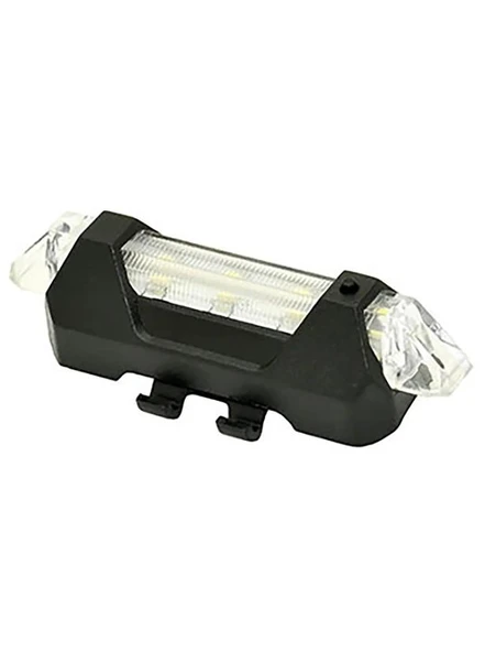 Bisiklet Işığı Led Stop Arka Ikaz Lamba Işık Usb Şarjlı 4 Mod beyaz-kırmızı ledli ürün görseli 1