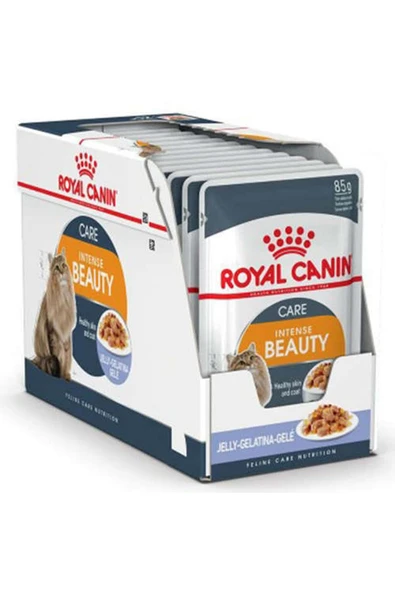 ROYAL CANİN Pouch Jelly Hair Skin Hassas Tüylü Kedi Maması 85 Gr * 12 Adet ürün görseli 1