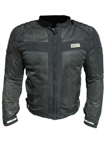 Forte Gt 2001057 Dark Night Yazlık Mont  3 Kademeli Korumalı Motosiklet Montu M Beden Siyah ürün görseli 1