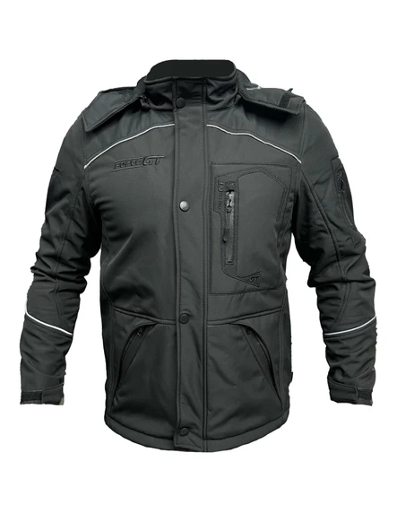 Forte Gt 1084 Babil Full Koruma 4 Mevsim Kışlık Softshell Motosiklet Montu S Beden Siyah ürün görseli 1