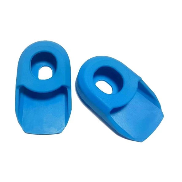 Bisiklet Aynakol Pedal Kolu Koruyucu Silikon PVC Koruyucu Mavi ürün görseli 1