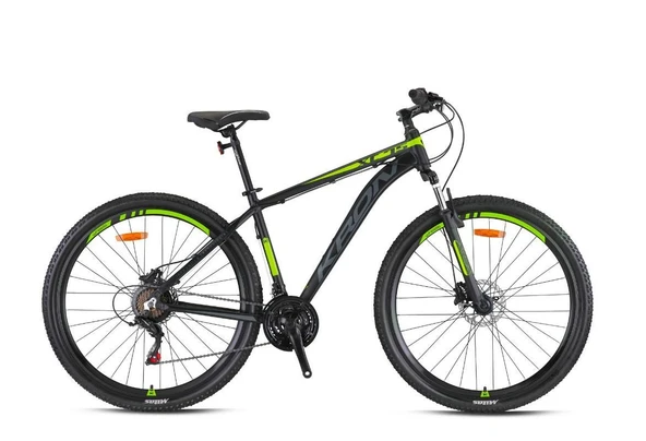 Kron XC 75 27.5" Jant Mekanik Disk 21 Vites Dağ Bisikleti 19 Kadro Siyah Neon Sarı Füme ürün görseli 1
