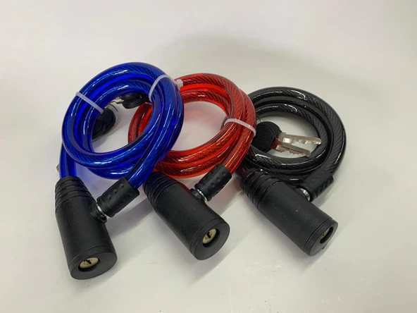 KNT 12 MM 80 CM ANAHTARLI KİLİT 3 FARKLI RENK SEÇENEKLİ ürün görseli 1