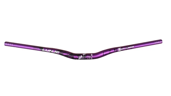 Lunje Alüminyum 31.8 780 mm Riser Mtb Gidon Bisiklet Gidonu Mor Siyah ürün görseli 1