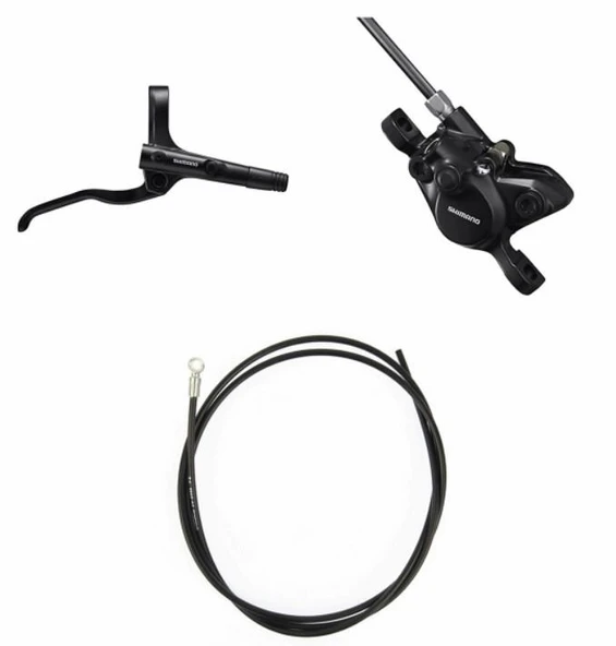Shimano Arka Hidrolik Fren Seti MT200 Sağ Fren Takımı/ 1700 mm (Siyah) ürün görseli 1