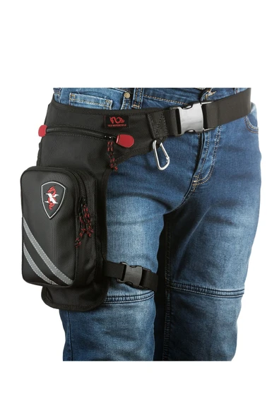 TEX 43 MİNİ MOTOSİKLET BACAK ÇANTASI BEL ÇANTASI ürün görseli 1