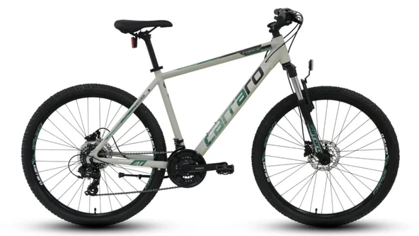 Carraro Force 920 29" Jant 48 Kadro 21 Vites Hidrolik Fren Dağ Bisikleti Mat Gri Yeşil ürün görseli 1