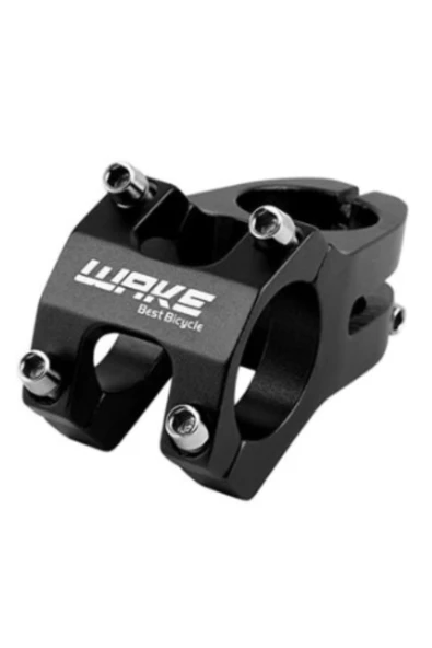 Wake Siyah Bisiklet Kısa Gidon Boğazı 40mm Bisiklet Yedek Parça Aksesuarı ürün görseli 1
