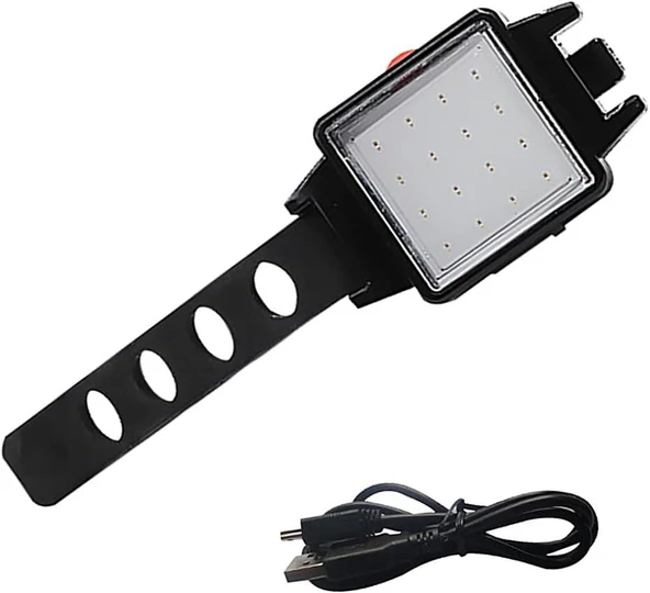 Forte Gt 6169 Bisiklet Arka Işık 3 Modlu 120 Lümen USB Şarjlı Güçlü Arka Stop ürün görseli 1