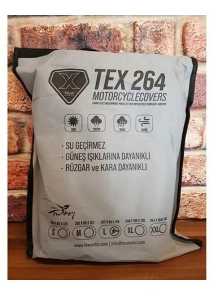 XBYC 264 Motosiklet Ve Bisiklet Brandası Su geçirmez Kalın Kumaş 2XL Beden ürün görseli 1
