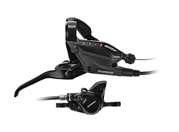 Shimano ST-EF505 + BR-MT200 Bisiklet Hidrolik Disk Fren Vites Seti 9 Vites ürün görseli 1
