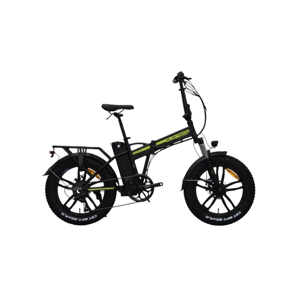 Kron Elektron Zuma 20 Jant Katlanabilir 36 Volt 350 Watt Elektrikli Bisiklet Neon Sarı ürün görseli 1