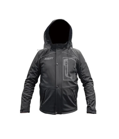 Forte Gt 1084 Babil Full Koruma 4 Mevsim Kışlık Softshell Motosiklet Montu M Beden Siyah ürün görseli 1
