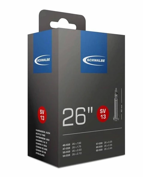 Schwalbe İnce Sibop İç Lastik Sv13 26 JANT İNCE SİBOP PRESTA İÇ LASTİK ürün görseli 1