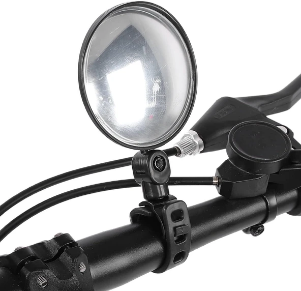 Xbyc 3011 Geniş Açılı Gidon Bağlantılı Ayna 360 Derece Dönen Vidalı Bisiklet Scooter Dikiz Aynası ürün görseli 1
