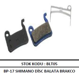 BP-17 Shımano Disc Balata DT DEORE FREN UYUMLU BALATA ürün görseli 1