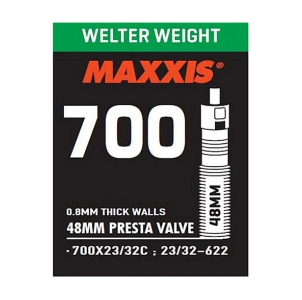 MAXXIS BİSİKLET İç Lastik 700X23/32C 48 mm FV İnce Sibop ürün görseli 1