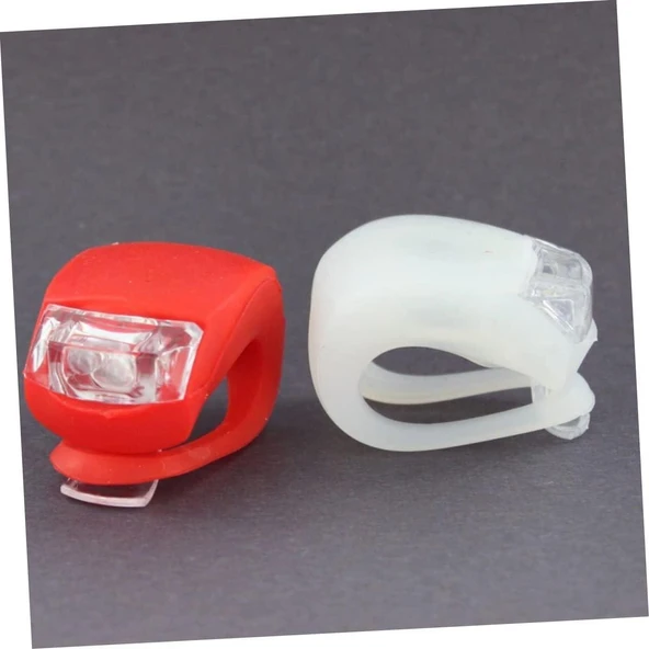 FORTE GT 6016 Bisiklet Ön Far USB Şarjlı Silikon Su Geçirmez Kırmızı Siyah ürün görseli 1