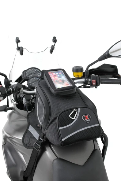 Forte Gt 627 XL Tank Bag Manyetik Motosiklet Depo Üstü Çanta Siyah ürün görseli 1