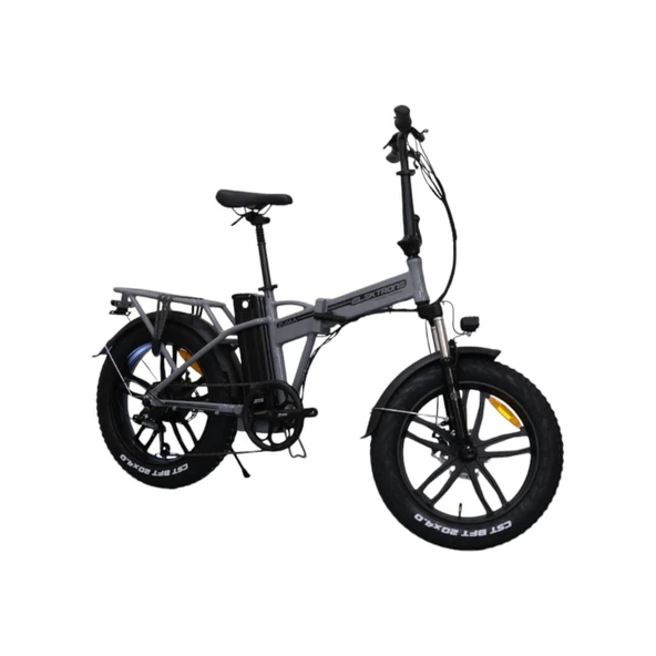 Kron Elektron Zuma 20 Jant Katlanabilir 36 Volt 350 Watt Elektrikli Bisiklet Nardo Gri ürün görseli 1