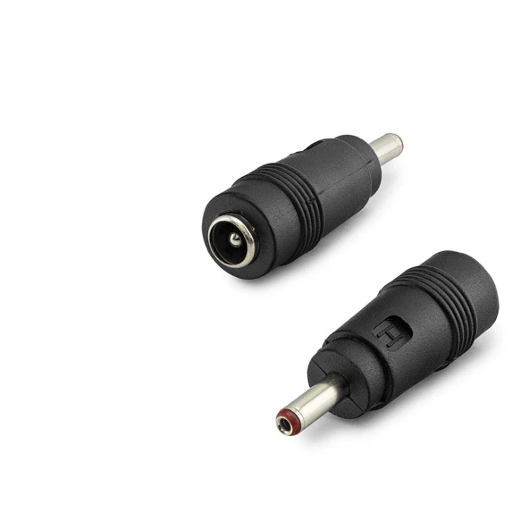 Notebook Adaptör Ucu Çevirici 3.5*1.35 (M) To 5.5*2.5 (F) 10Lu Paket Siyah HDX1314 ürün görseli 1