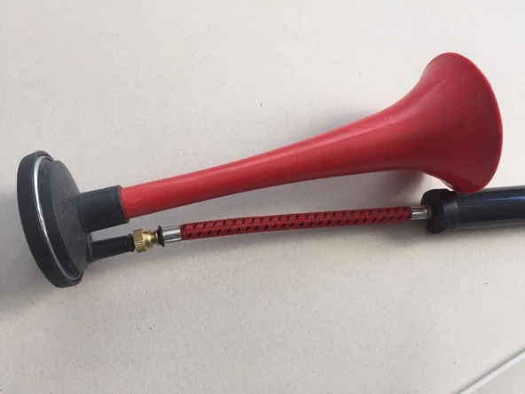 Bisiklet Havalı Kamyon Korna Takımı Pompa+Korna+Kelepçe seti ürün görseli 1