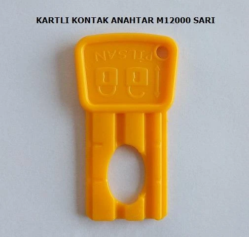 Pilsan Akülü Araba Orjinal Kontak Anahtarı 3 ADET SARI Akülü Araba Anahtarı Sarı Renk ürün görseli 1
