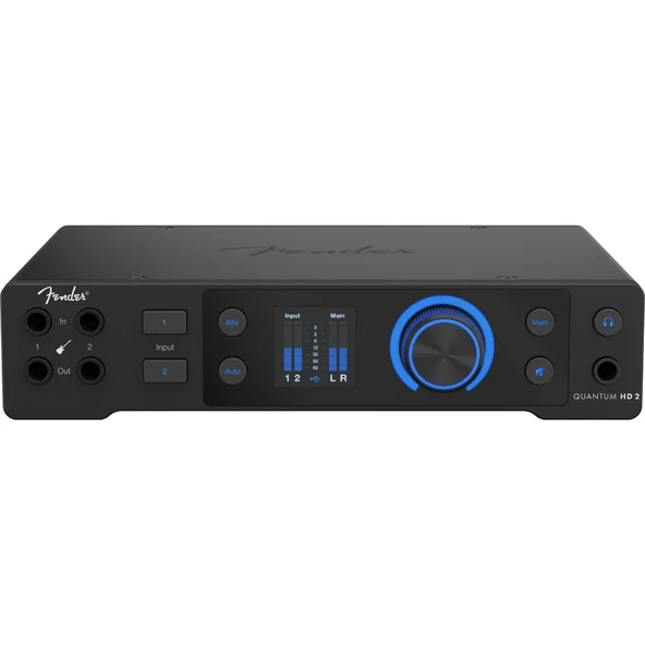 Fender Studio Fender Quantum HD2 20 x 24, 32-bit / 192 kHz USB-C Ses Kartı ürün görseli 1