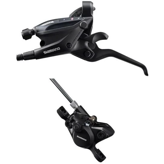 Shimano ST-EF505+BR-MT200 Bisiklet 3'Lü Sol - Ön Hidrolik Disk Fren Vites Kolu Seti ürün görseli 1