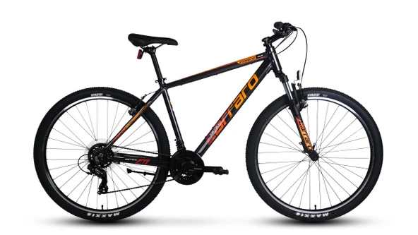 Carraro Force 900 29" Jant 21 Vites Alüminyum Gövde V-fren 48Cm Dağ Bisikleti Antrasit Turuncu ürün görseli 1