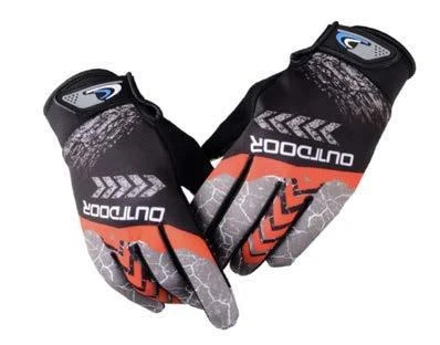 XBYC Outdoor Mtb Mevsimlik Tam Parmak Bisiklet Eldiveni Large Eldiven Kırmızı ürün görseli 1
