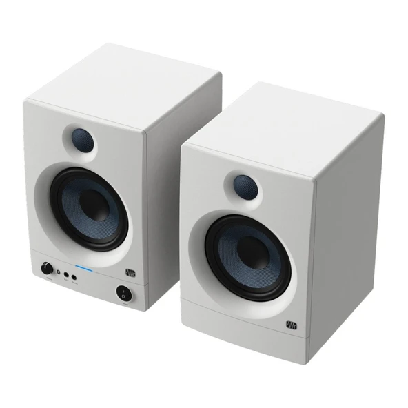 PreSonus Eris 5 BT MK II ( Beyaz ) Yeni Nesil, Bluetooth Bağlantılı 5.25" 2-Yollu aktif stüdyo monitor (Çift) ürün görseli 1