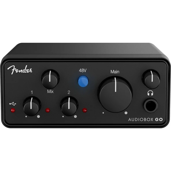 Fender Studio Fender AudioBox Go Ultra-compact 2x2 USB-C, 24-bit/96 kHz ses kartı ürün görseli 1