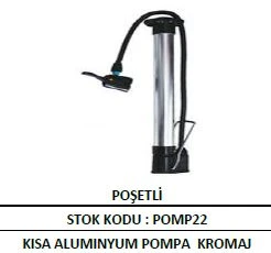 Kısa Aluminyum Pompa Kromaj Renkli Plastik Hortumlu Yüksek Basınç ürün görseli 1
