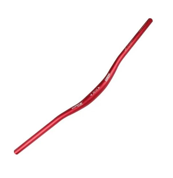 Wake Alüminyum 31.8 780mm Riser Mtb Gidon Bisiklet Gidonu Kırmızı ürün görseli 1