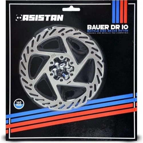 Asistan Bauer DR10 Rotor160MM-STEEL 6 Vida MTB PERFORMANS Rotor ürün görseli 1
