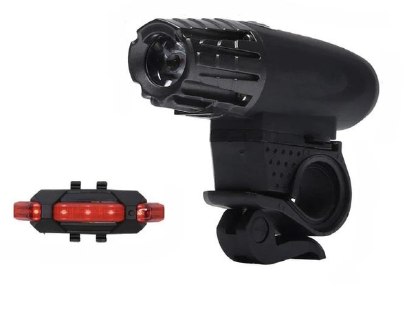 FORTE GT XBYC 6117 Far Seti BİSİKLET ÖN ARKA FAR STOP SETİ ŞARJLI ürün görseli 1