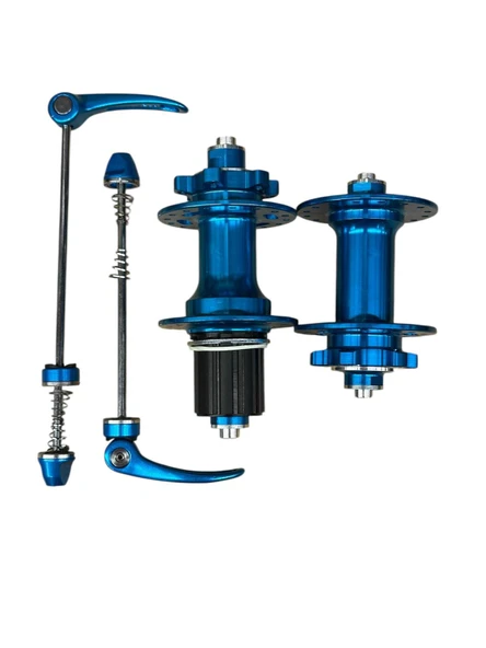 Forte Gt Xbyc 680 Bisiklet Hub Sesli Ön Arka Kaset Göbek Seti 32 Delik 6 Vida Qr Mandal Mavi ürün görseli 1