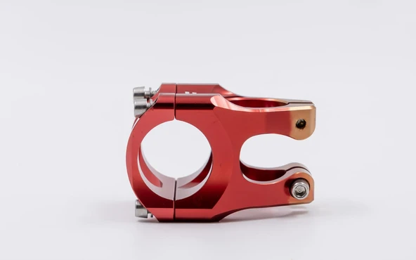 Raptor AS-07 Alüminyum Gidon Boğazı 31,8 mm Bisiklet Gidon Boğazı Kırmızı Turuncu Renk ürün görseli 1