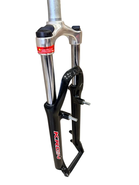 ZOOM M/LO 26" Jant Kilitlenebilir Bisiklet Maşası 1-1/8 QR 120mm Maşa V-fren Disk Fren Uyumlu Siyah ürün görseli 1