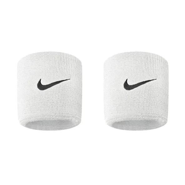 Nike N.101.2405 Swoosh Classic Wristbands 2pk Bileklik Beyaz ürün görseli 1