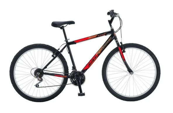 Salcano Excel 24" Jant V Fren 14' Kadro 21 Vites Dağ Bisikleti Siyah Kırmızı Dağ Bisiklet ürün görseli 1