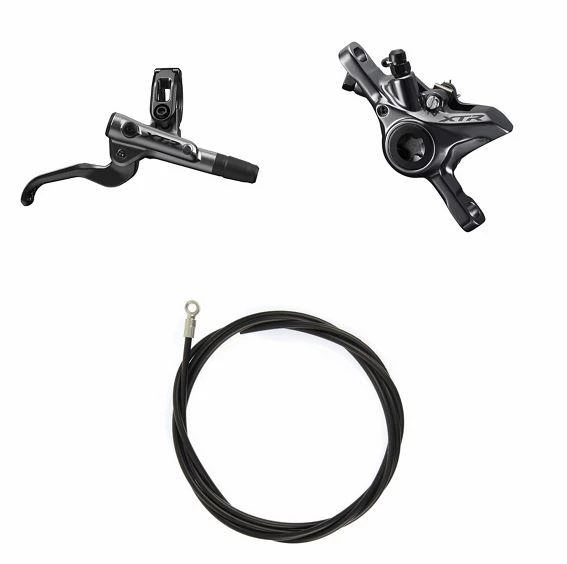 Shimano XTR M9100 Karbon Kollu Arka Hidrolik Fren Takımı Sağ Set Fren Takımı BL-M9100 Titanium Balata ürün görseli 1