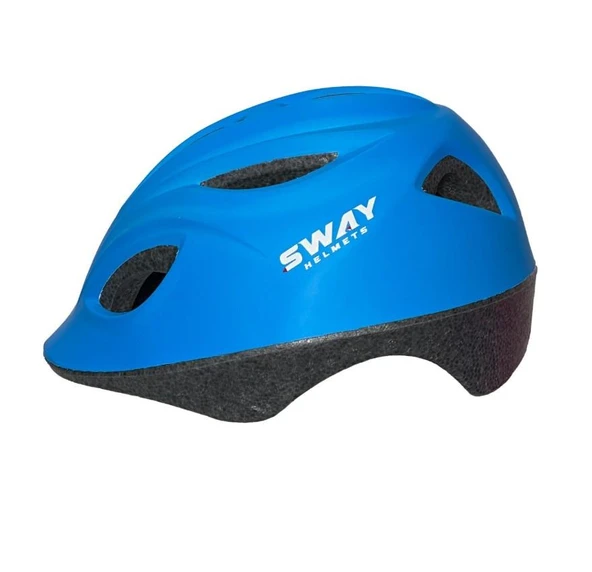 Sway N20 3-9 Yaş Çocuk Bisiklet Kaskı Paten Kaykay Kaskı Çocuk Koruyucu Kask Mavi Renk ürün görseli 1