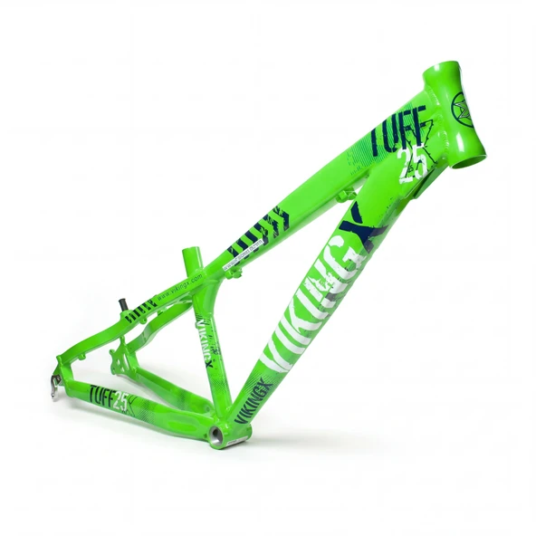 VikingX Tuff X-25 Dirt Jump Kadro Alüminyum Dirt Jump Bisiklet Kadrosu Hafif ve Dayanıklı Yeşil ürün görseli 1