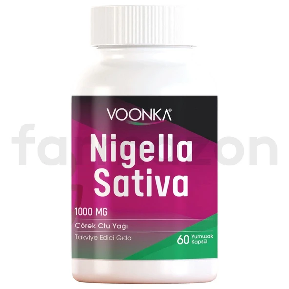 Voonka Nigella Sativa Çörek Otu Yağı 60 Yumuşak Kapsül ürün görseli 1