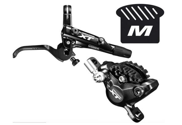 Shimano Deore XT M8100 Arka Hidrolik Fren Takımı Soğutucu Balatalı Arka Sağ Set FrenTakımı BL-M8100(R) ürün görseli 1