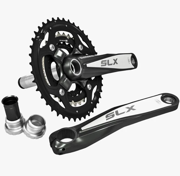 Shımano SLX FC-M660 - 175MM 42X32X24T Shımano SLX 3'lü Aynakol Hollowtech Orta Göbek Dahil ürün görseli 1